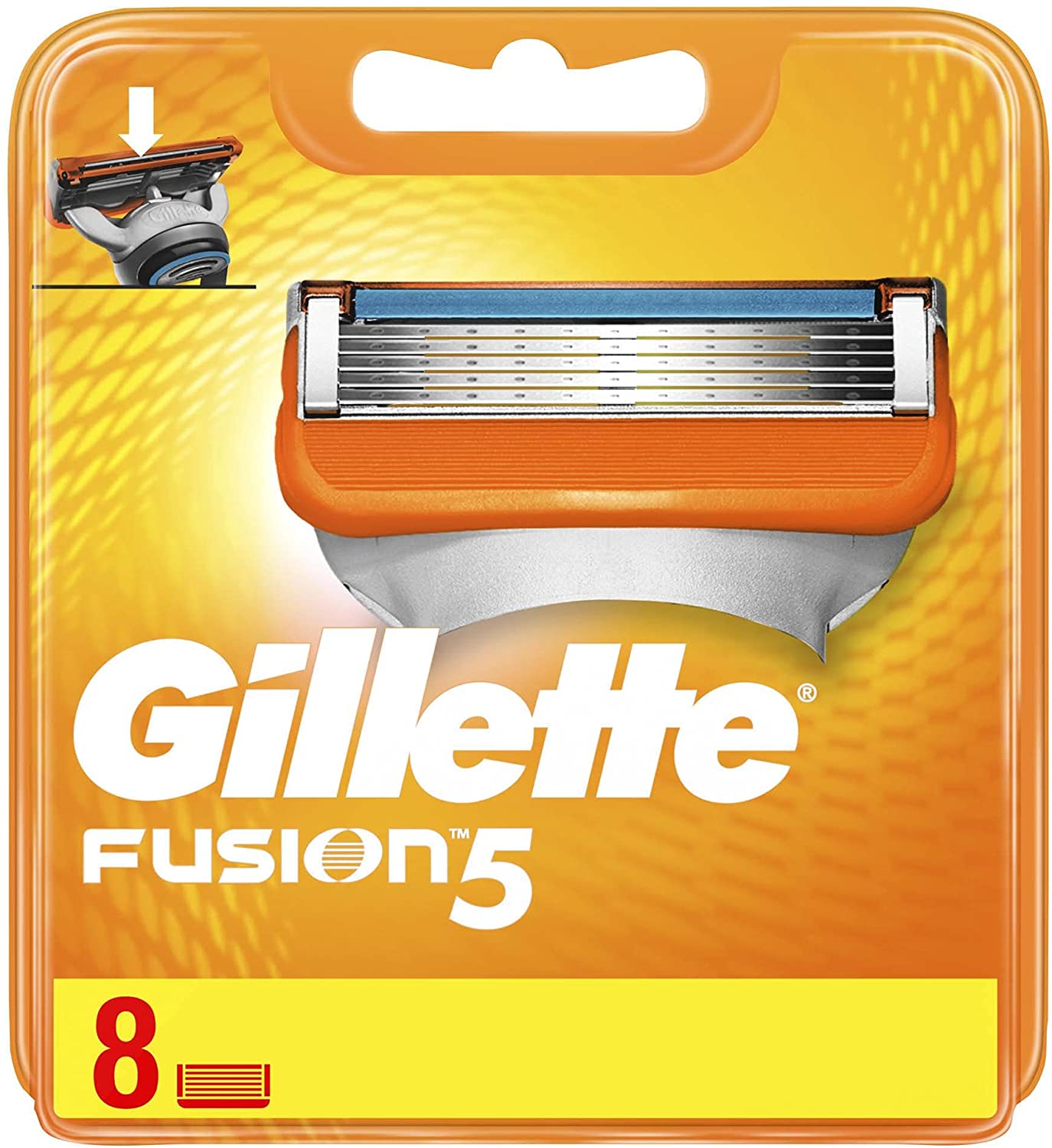 Auslaufmodell Gillette Fusion5 Rasierklingen Power für Herren (1x8)