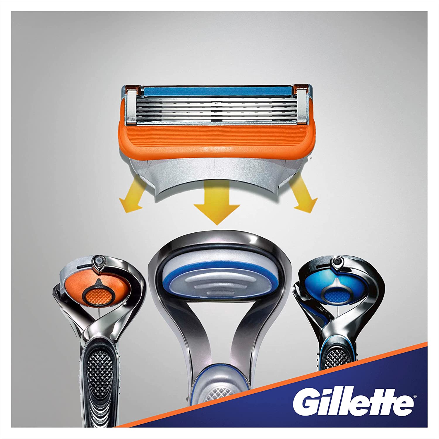 Auslaufmodell Gillette Fusion5 Rasierklingen Power für Herren (1x8)