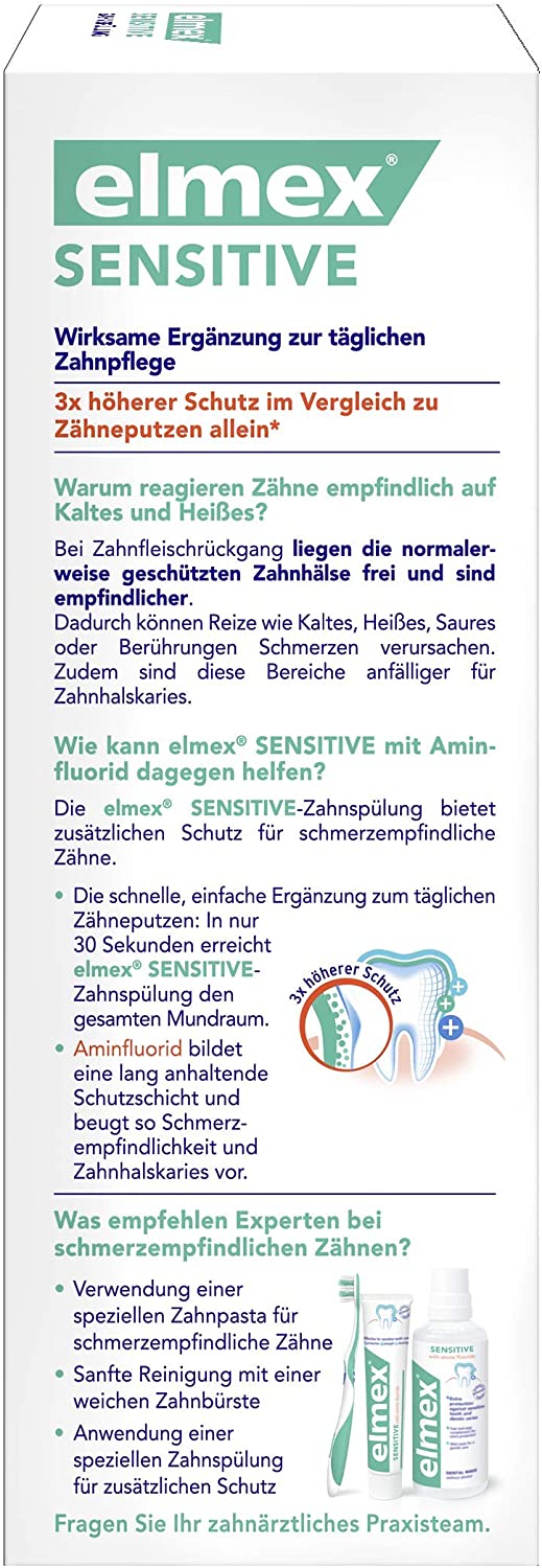 Elmex SENSITIVE Zahnspülung (3x400ml)